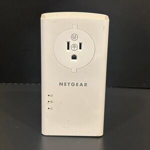 Netgear Powerline 2000 Extra Outlet PLP2000 Ethernet Adapter White Single Unit